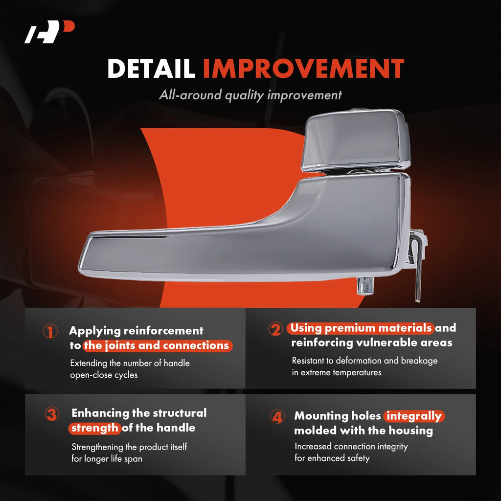 Front Right Plastic Interior Door Handle for Pontiac Montana (2005-2009)