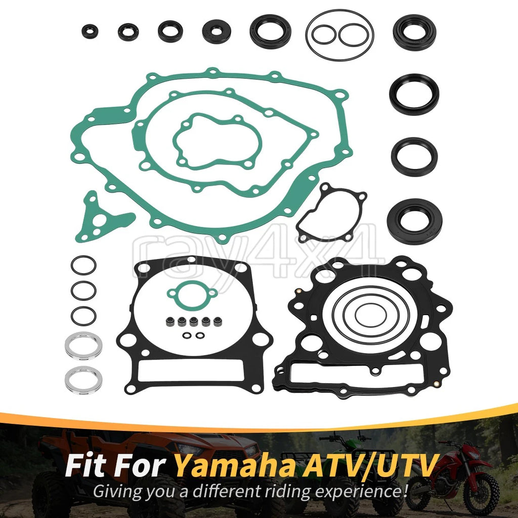Complete Gasket and Oil Seals for Yamaha Grizzly 660, Rhino 660 (2002–2008)