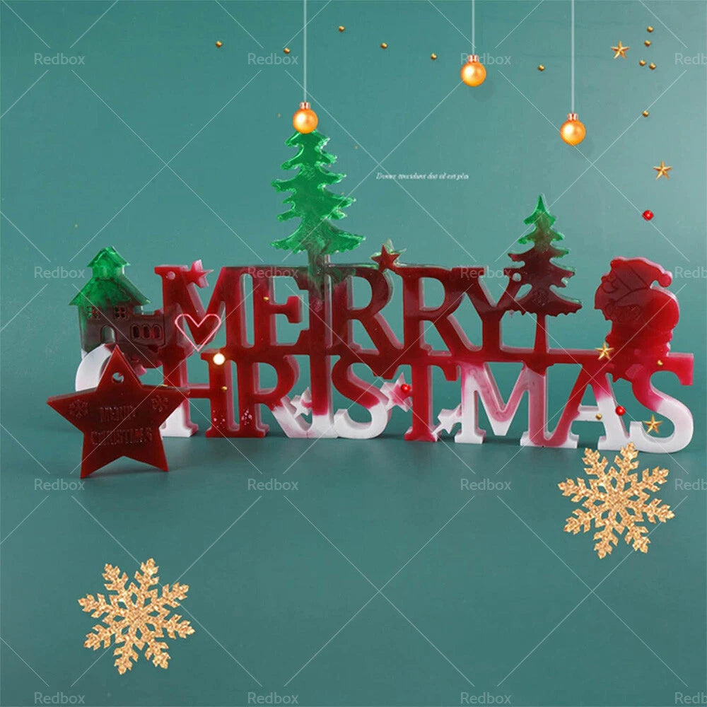 Resin Mold Kit for Ornaments Snowflake Tree DIY
