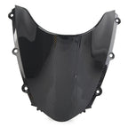 Black Carbon Fiber ABS Windshield Shield for Honda CBR 1000RR (2004–2007)