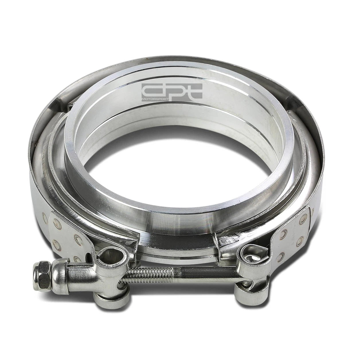 3" Stainless V-Band Clamp + Aluminum Flange for Turbo Down Pipe Wastegate