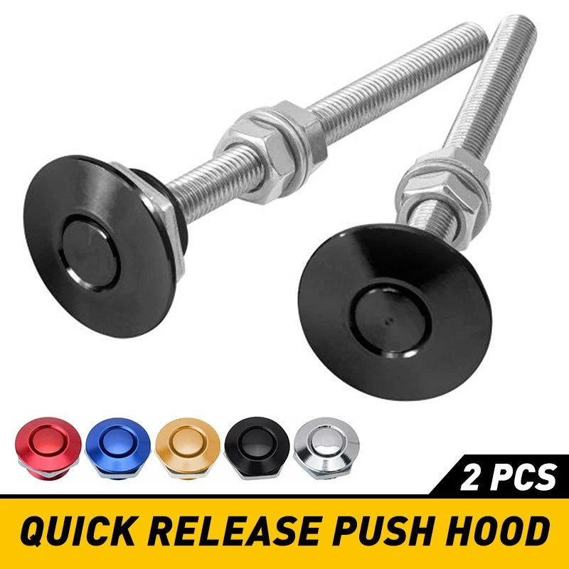 2X Quick Latch Lock Clip Kit for Universal Vehicles (30mm)