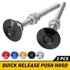 2X Quick Latch Lock Clip Kit for Universal Vehicles (30mm)