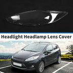 1 Pcs Headlight Lens Cover for Ford Fiesta (2009–2012) PC Clear