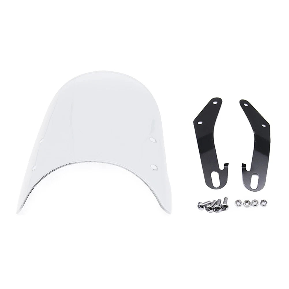 5-7'' Headlight Windshield Fairing w/Bracket for Suzuki (Clear)