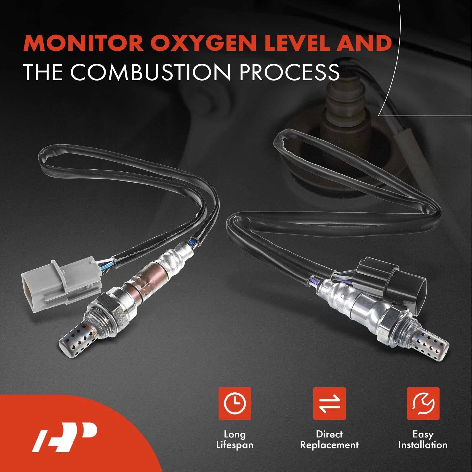 2X O2 Oxygen Sensors for Mitsubishi Eclipse (2006-2012)