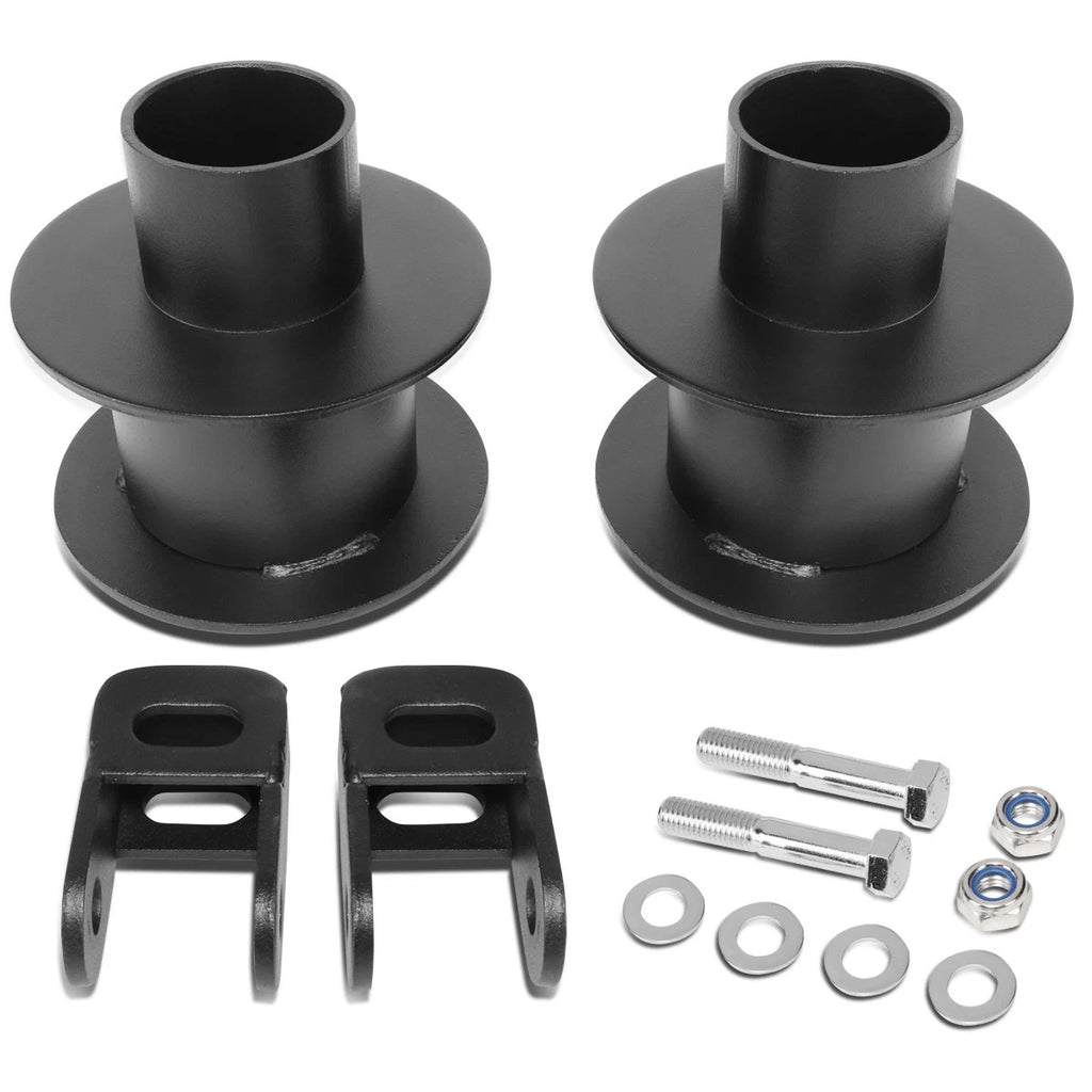 Set of 2 Lift Spring Spacers & Front Shock Extensions for Ford F250 F350 SD (2005–2024)