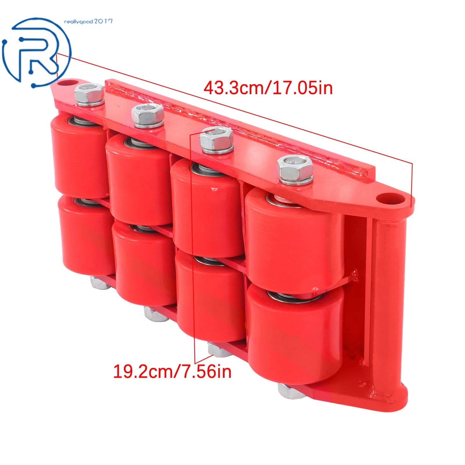 12 Ton Machine Dolly Skate Roller Cargo Trolley Heavy Duty