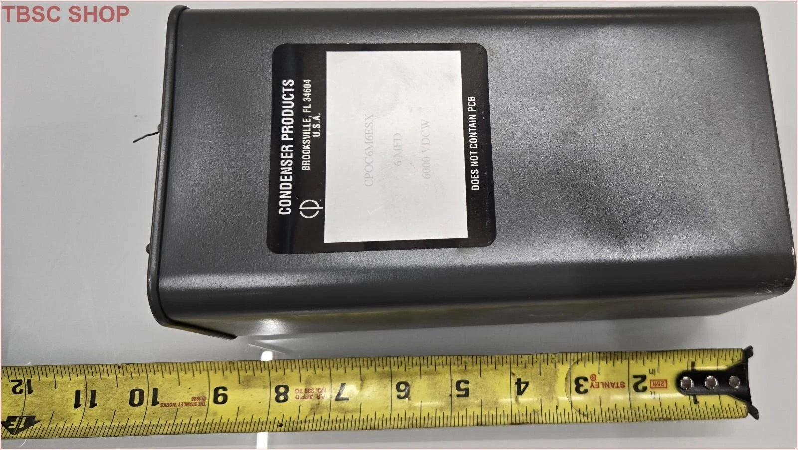 HV Capacitor 6000 VDCW for Condenser Products Corp CPOC6M6ESX