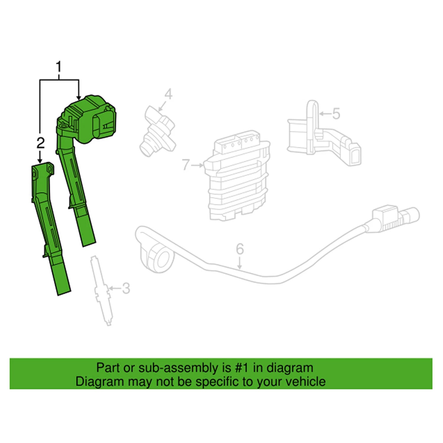 Genuine OEM Ignition Coil for Mercedes-Benz W205 C117 W213 W907 (2015–2023)