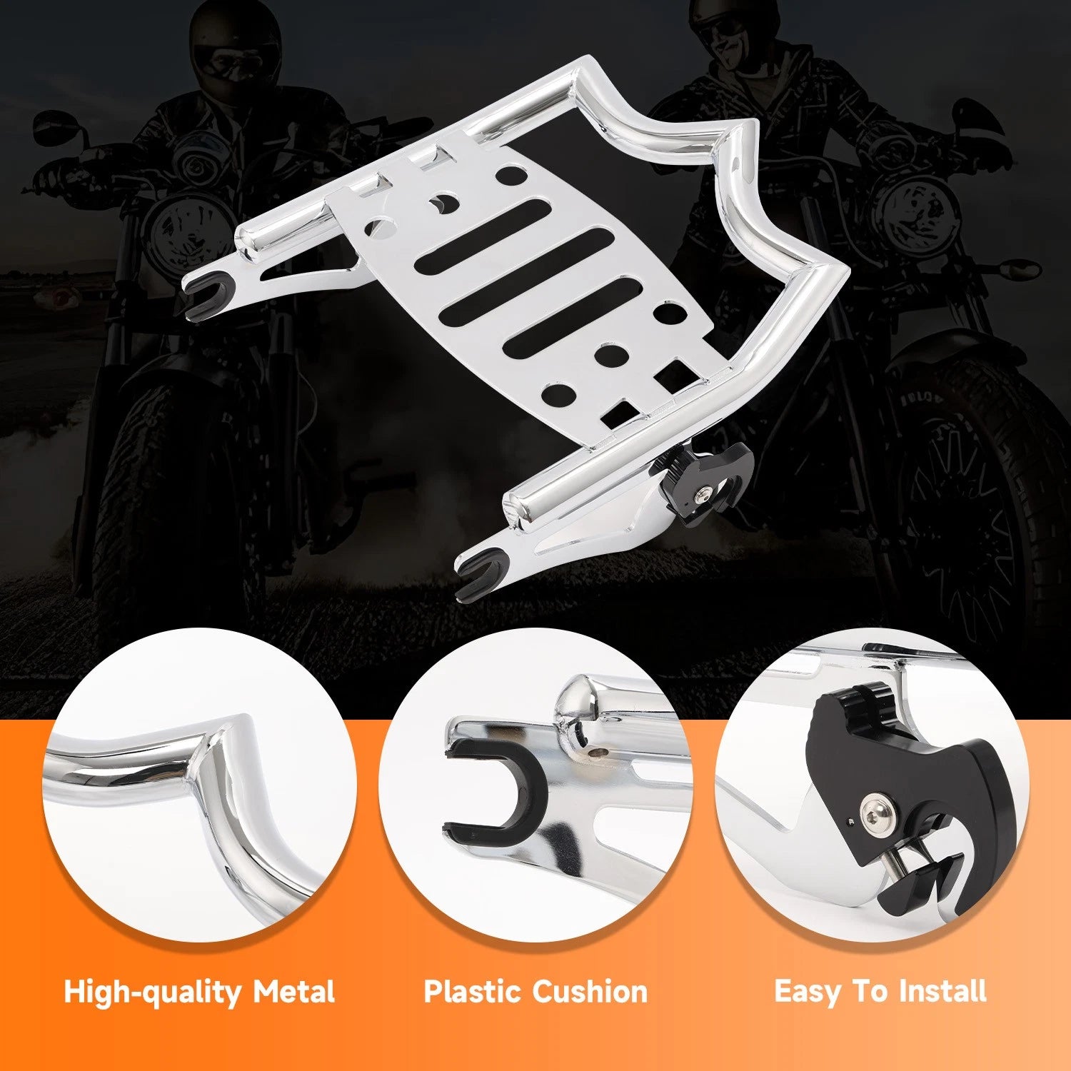 Detachable Luggage Rack for Harley Touring Road King Road Glide (2009–2024)