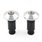 7/8" Handlebar End Weights Grips Cap Plugs for Dirt Bike Motor Silver