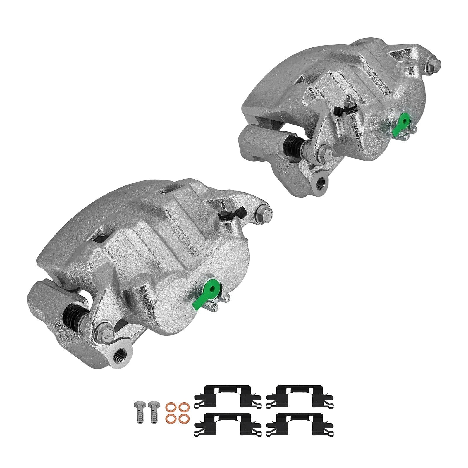 Front Brake Caliper Set w/Bracket for Nissan Frontier (2005–2022)