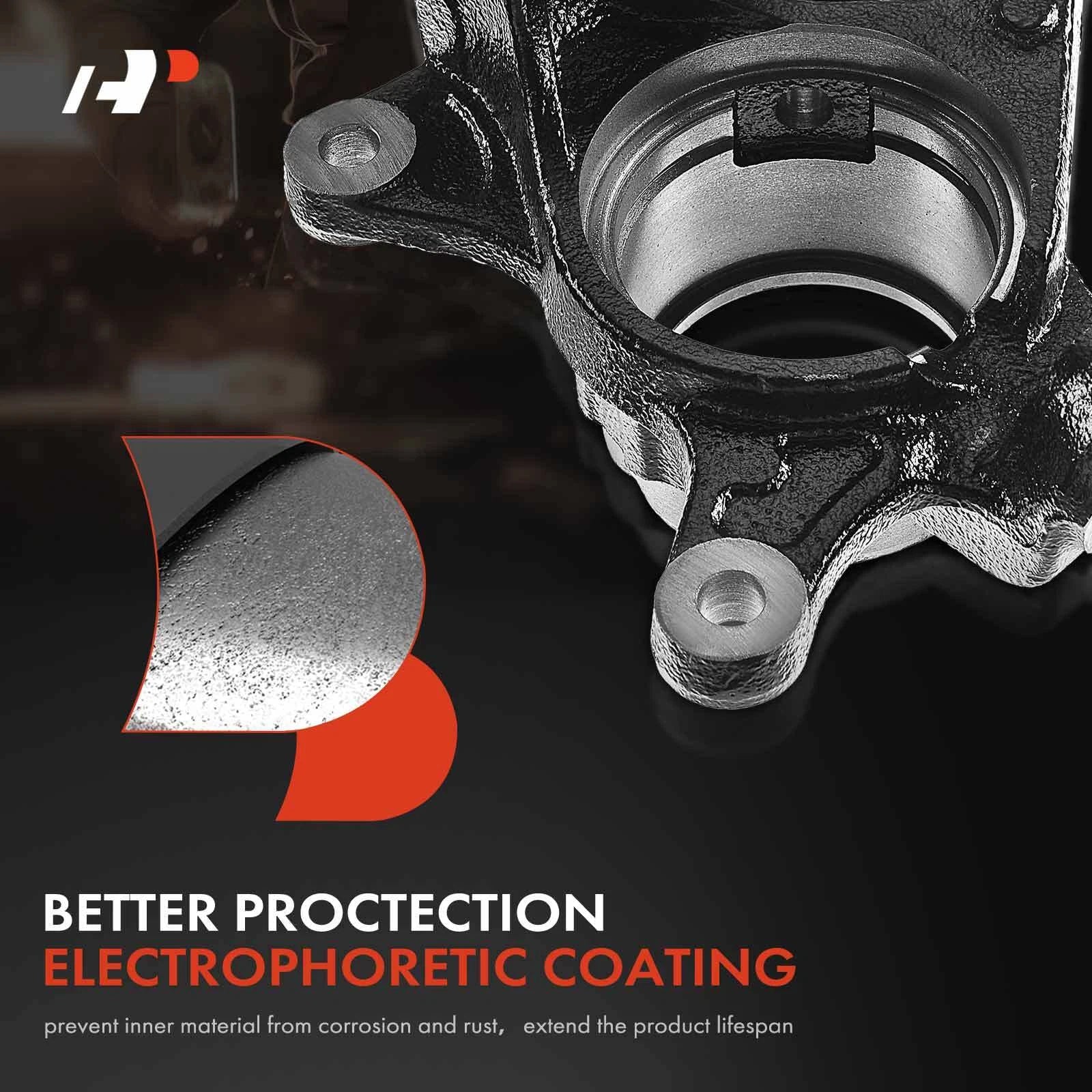 Front Right Steering Knuckle for Toyota Yaris Prius C Scion xD (2007–2019)