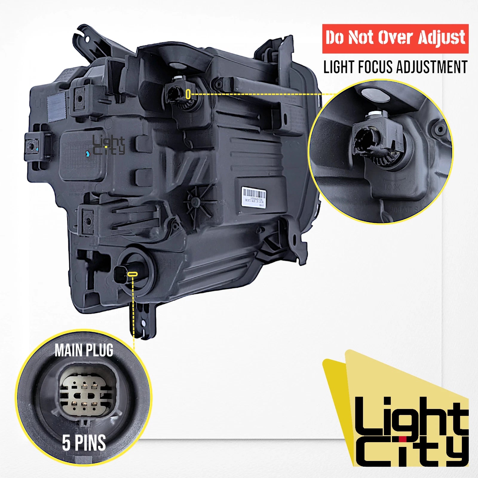 Full LED Headlight for Chevy Traverse (2022–2024) - Left Driver, Projector
