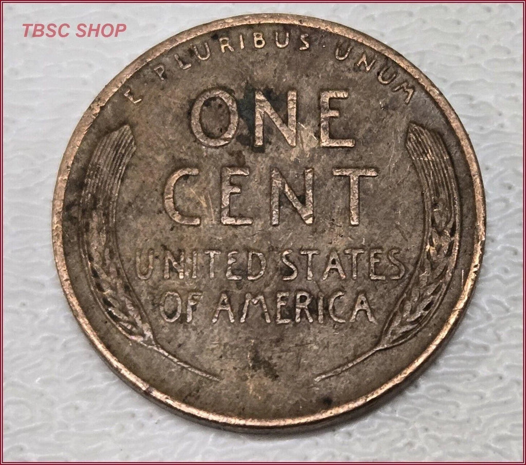 Wheat Penny ERROR L On Rim for 1956