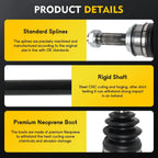 CV Axle Shaft Assembly for Acura RDX (2016–2018) Rear Right Passenger
