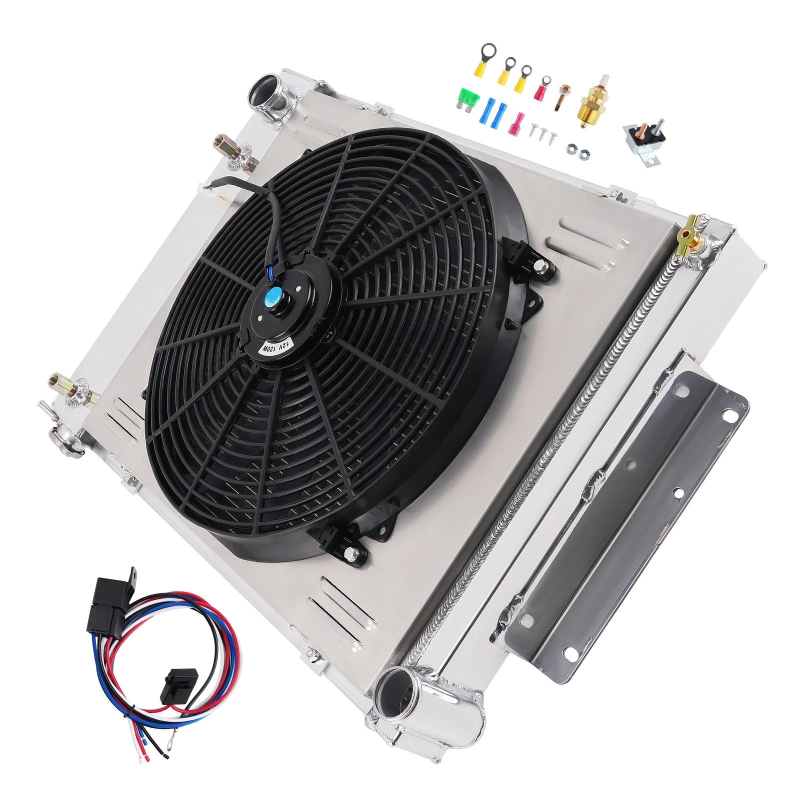 3-Row Radiator Shroud Fan Relay for Chevy Camaro V8 (1967–1969) AE370
