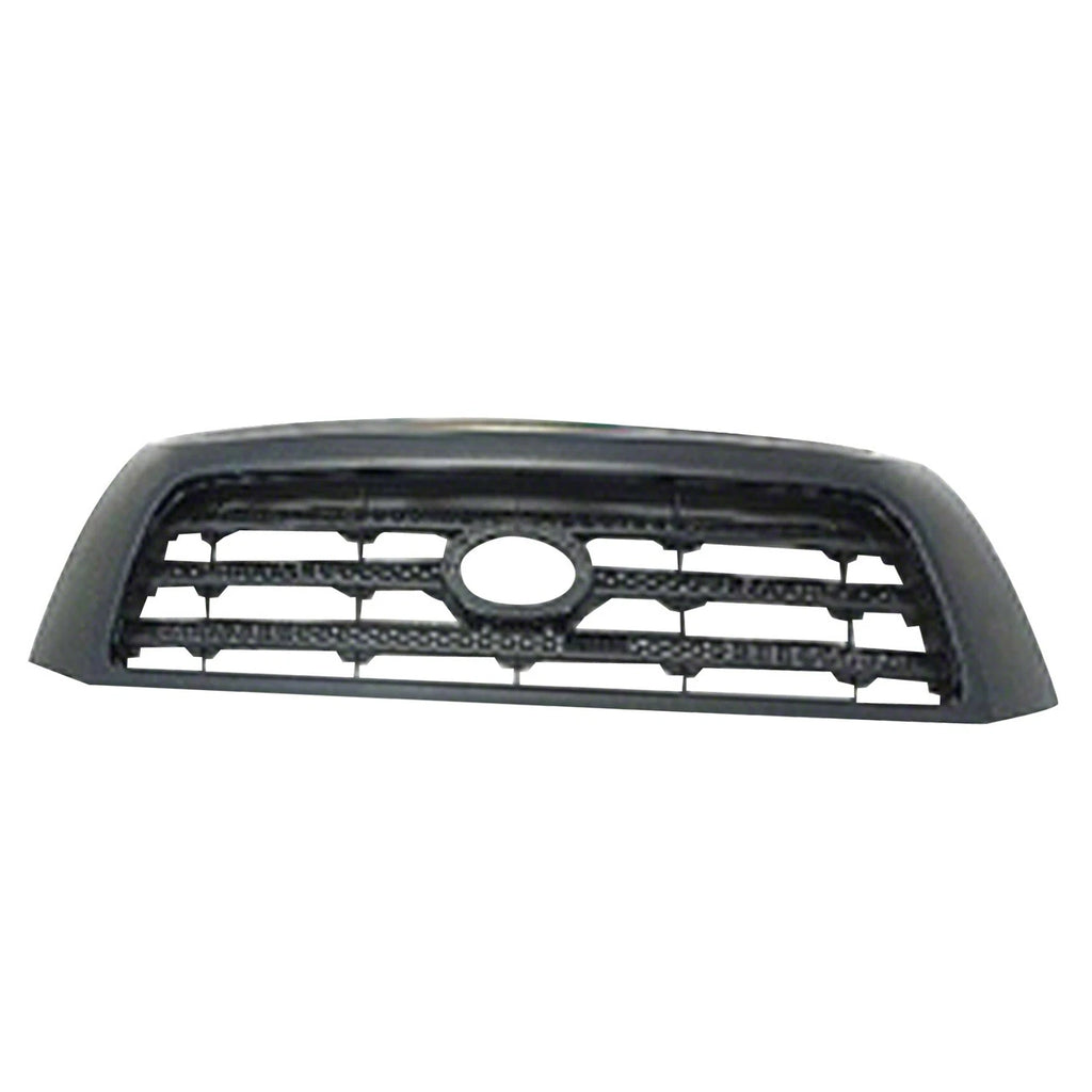 Replacement Front Black Plastic Grille w Emblem Hole for Honda CRV (2017–2022)