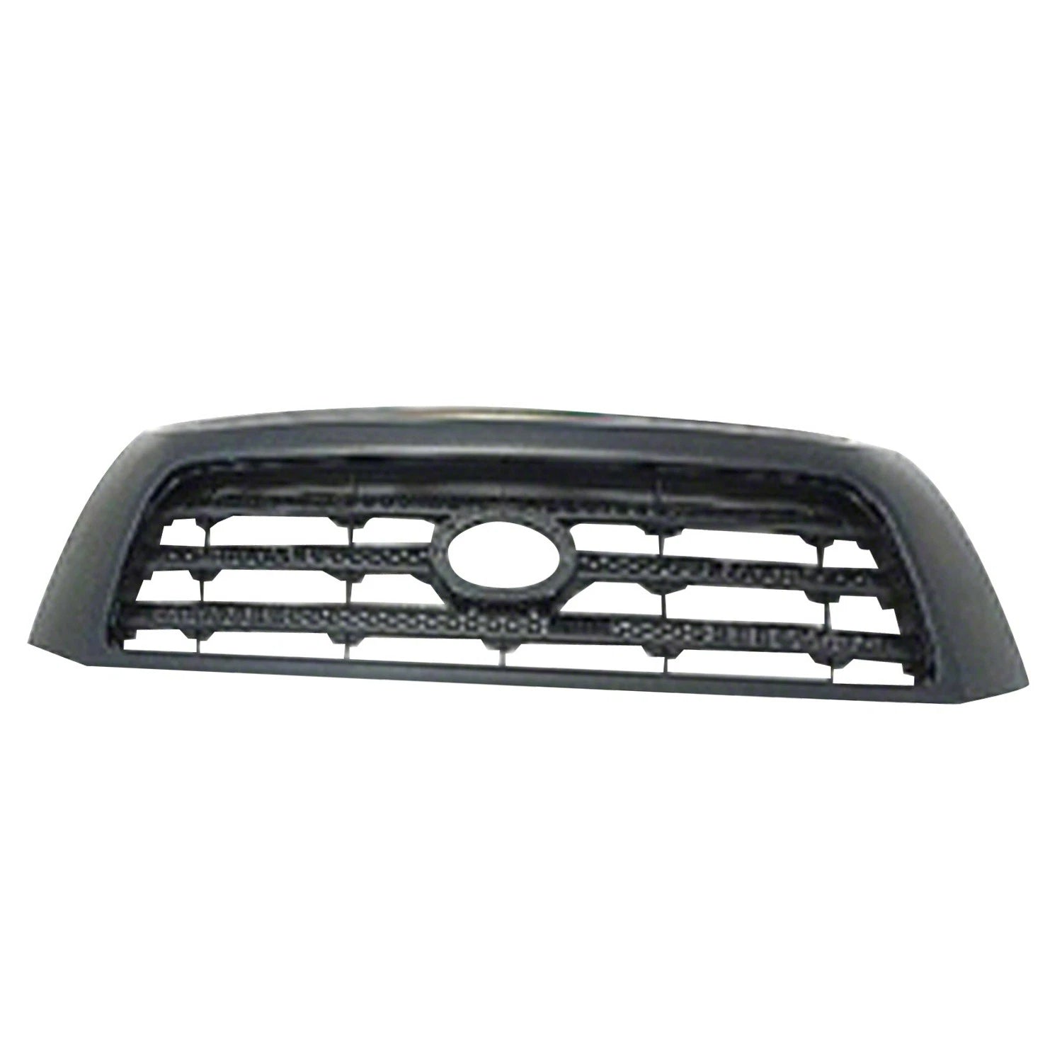 Replacement Front Black Plastic Grille w Emblem Hole for Honda CRV (2017–2022)