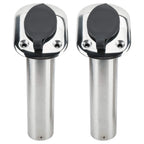 Set of 4 Stainless Steel Fishing Rod Holders 30 Degrees for Marine Boat