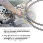 Oil Feed Return Line Drain Hose Kit for T3 T4 T60 T70 Turbo