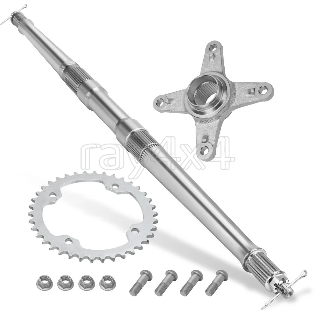 Rear Axle Shaft with Sprocket Hub for Yamaha YFZ450 (2004–2023) 5TG-25381-00-00