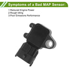 MAP Sensor No.12643955AA for Chevrolet Express 3500 (2003–2023)