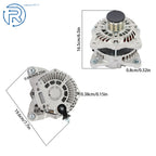 Alternator 11657 110A 12V CW 6-Groove for Nissan Altima Sedan (2013–2018)