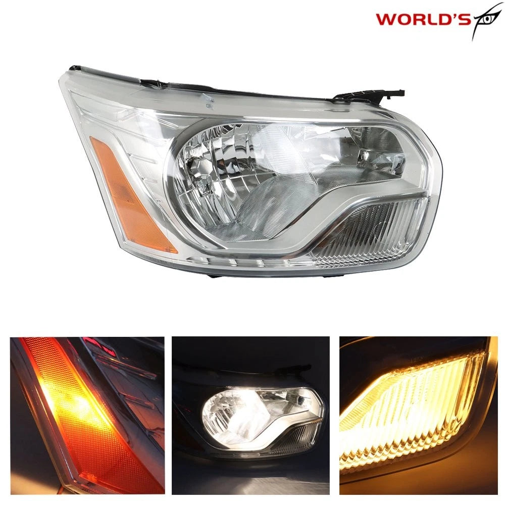 Headlight for Ford Transit 150 250 350 (2015–2021) Halogen Clear Lens Right