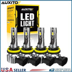 2X H11 LED Headlight Kit for AUXITO (500% Bright, 6500K, 120000LM)