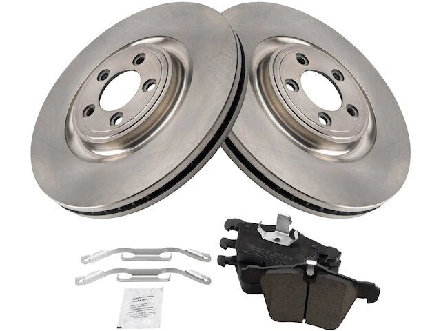 Front Brake Pad and Rotor Kit for Jaguar XF (2009–2015) PV749KD