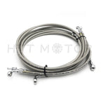 Handlebar Cable Set for Harley Touring (2014–2017) 10"-12" Stainless Steel