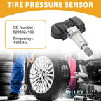 Tire Pressure Sensor 529332J100 for Hyundai Accent (2018–2022) 433MHz