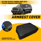 Synthetic Center Console Lid Armrest Cover for Toyota Tundra Sequoia (2007–2022)