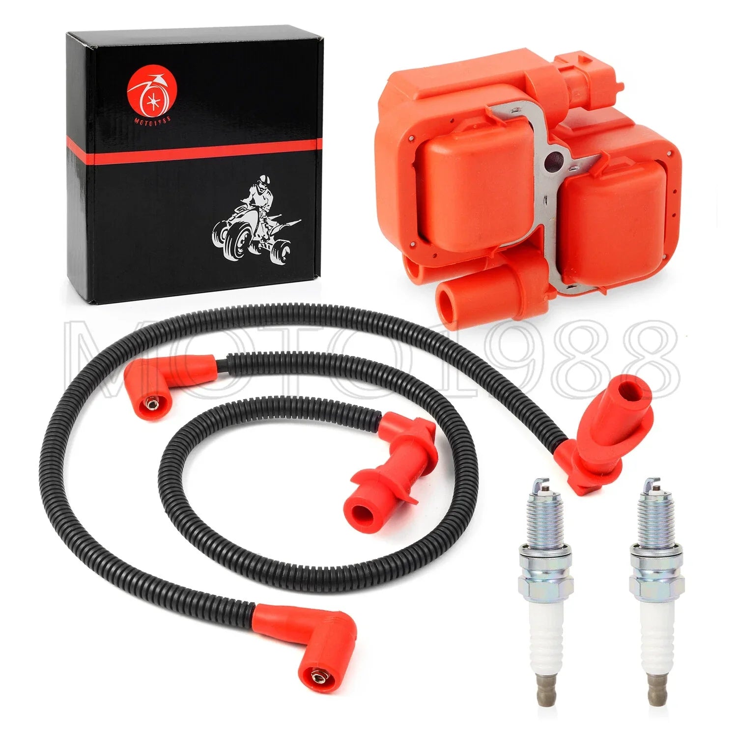 Ignition coil & cap w/ wire for Polaris Ranger 700 800 (2005–2010)