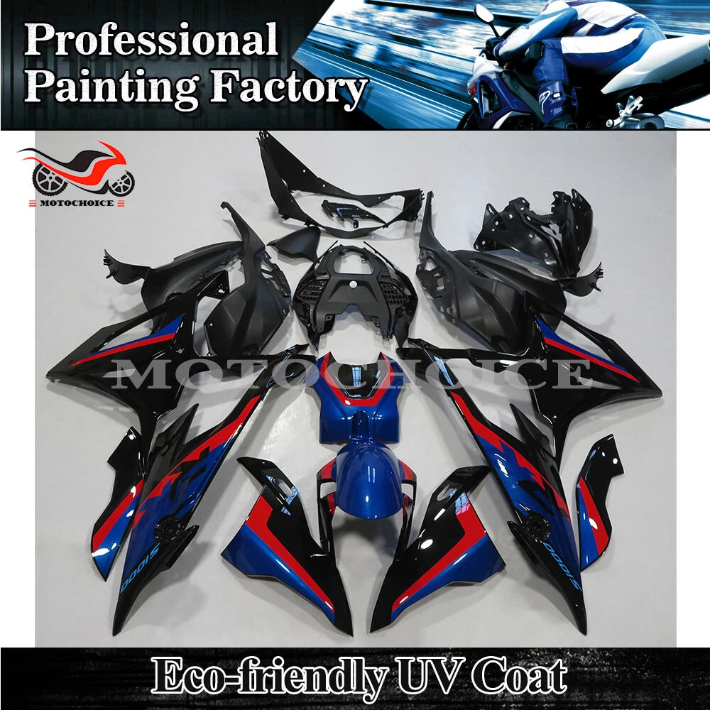 Fairing Kit for BMW S1000RR (2020–2022) Black Blue Red ABS Injection