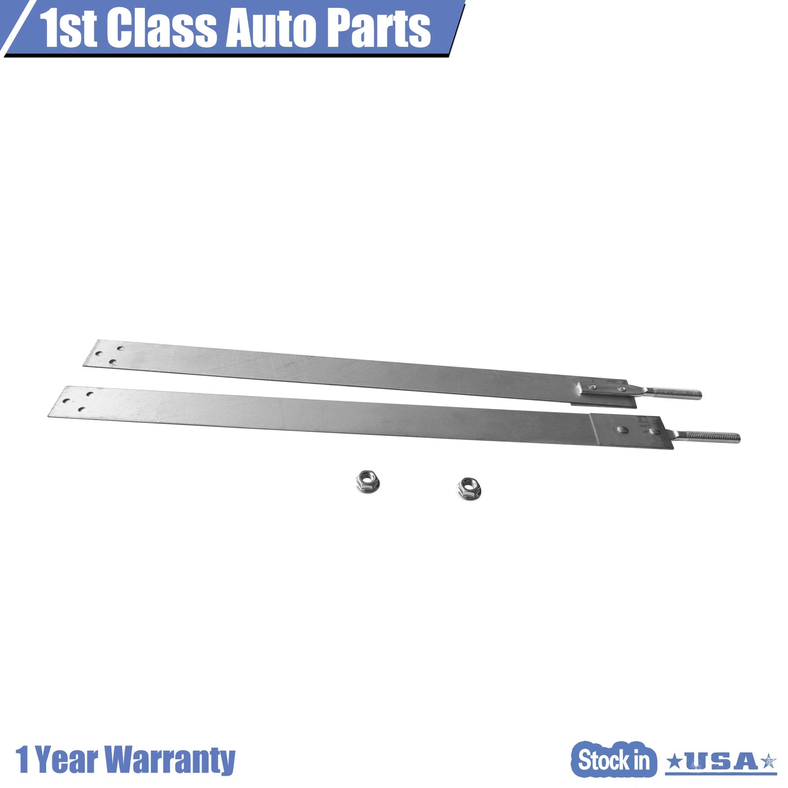 2X Fuel Tank Straps for Chevy GMC C/K 10 20 30 C/R/V 2500 3500 (16/20 Gallon)
