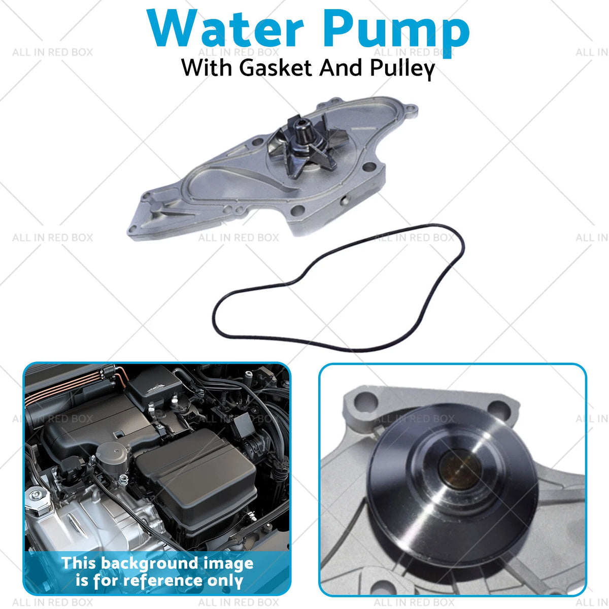 Water Pump for Saturn Vue, Acura MDX, Honda Accord EX Hybrid (2002–2008) 19200RDVJ01
