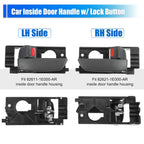 1 Pair Front Inner Door Handle for Hyundai Accent (2010–2017) 826101E000 826201E000