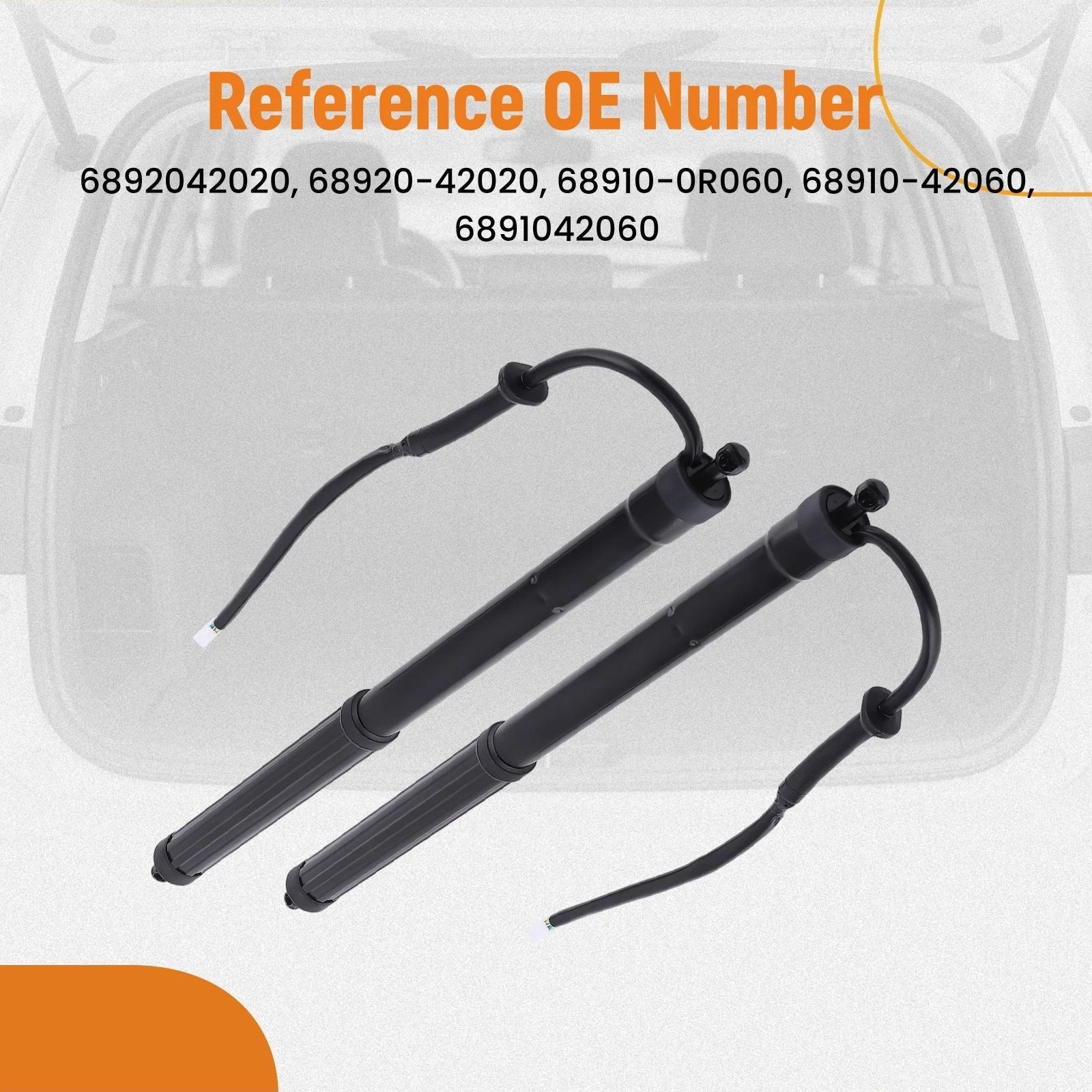 2X Rear Power Tailgate Lift Support for Toyota RAV4 (2019–2022) 6892042020