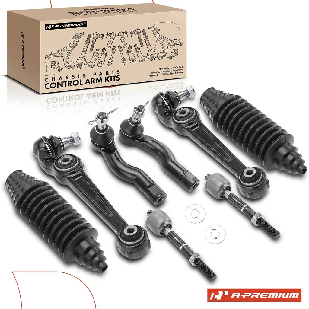 8x Front Control Arm Tie Rod End for Ford Fusion Lincoln MKZ (2007–2009)