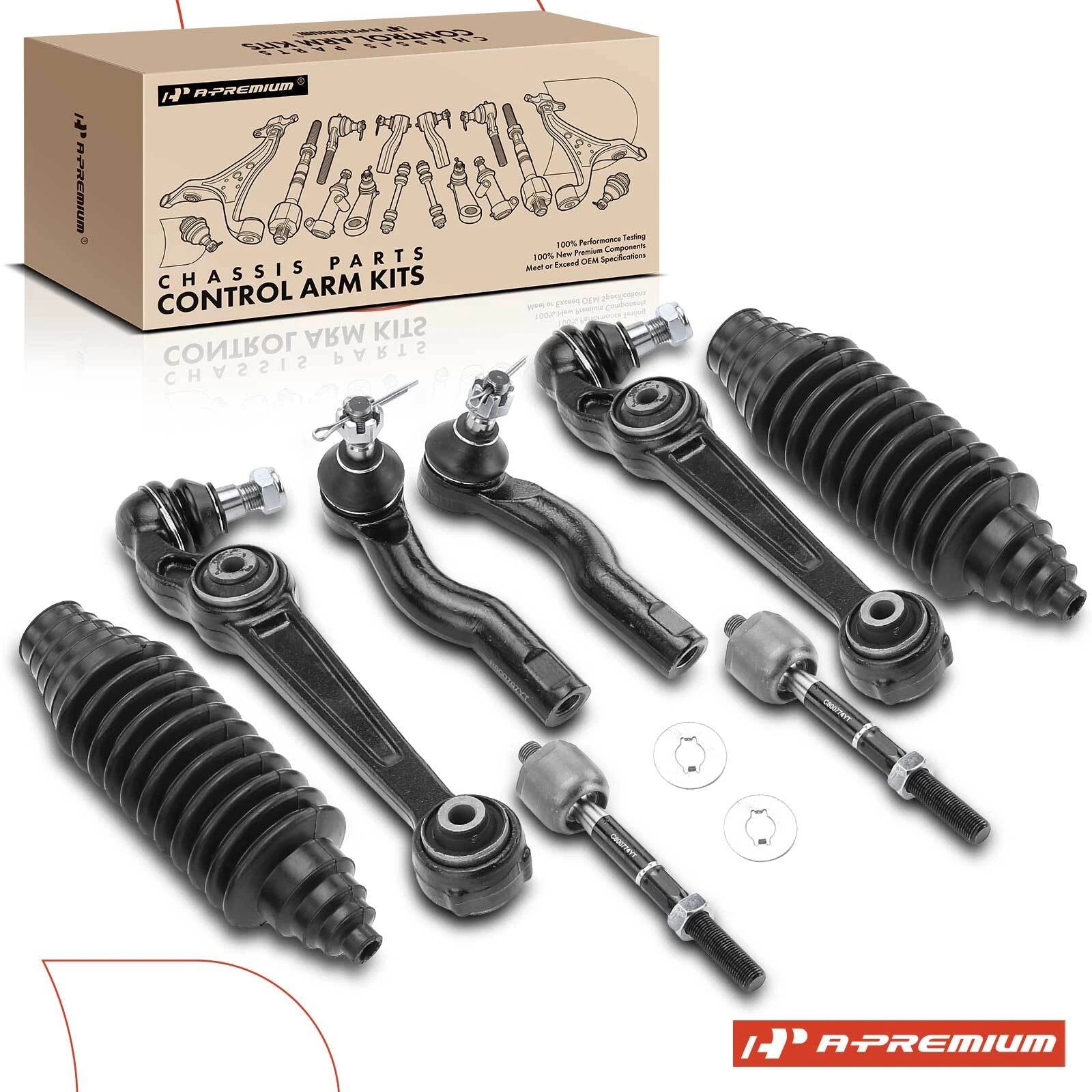 8x Front Control Arm Tie Rod End for Ford Fusion Lincoln MKZ (2007–2009)
