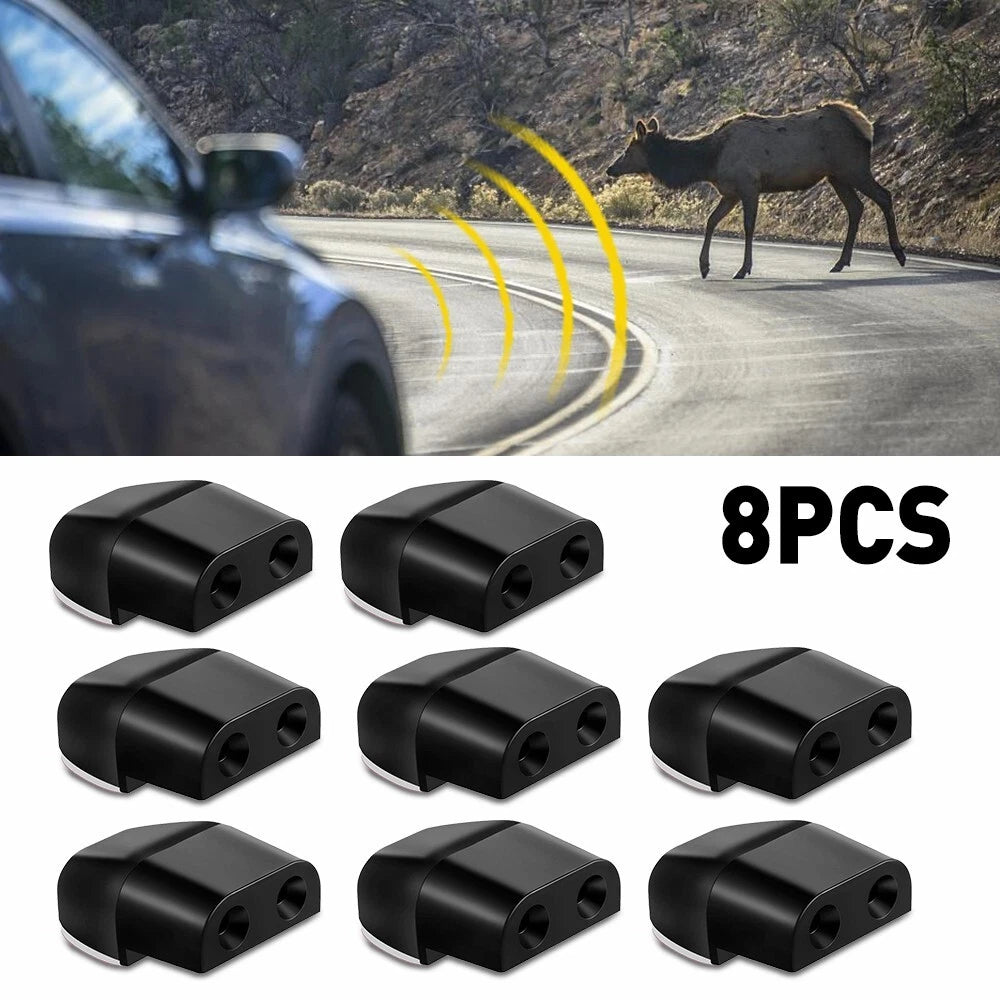 8x Car Deer Whistle Universal Animal Alert Device for Auto