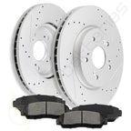 Front Brake Rotors & Ceramic Pads for Honda CR-V, Acura RDX (2007–2012)