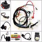 Carburetor & Electric Engine Wiring Harness for GY6 150cc Quad ATV (2000–2023)