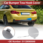 Rear Car Bumper Tow Hook Cover for BMW 428i (2014–2016) No. 51128060849 Silver