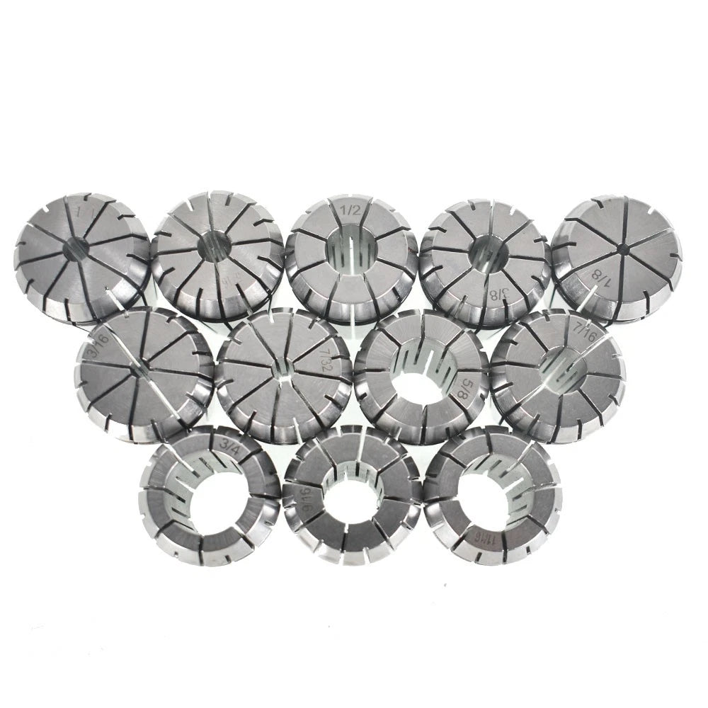 12Pcs ER32 Spring Collet Set for CNC Workholding (Engraving, Milling, Lathe)