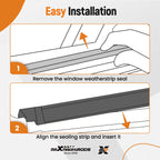 Weather Strip Moulding Trim for Chevrolet Suburban (1992–1999) AM-27632054