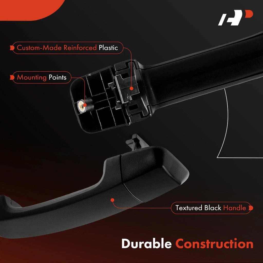 Black Exterior Door Handle for Toyota Tundra (2007–2019)